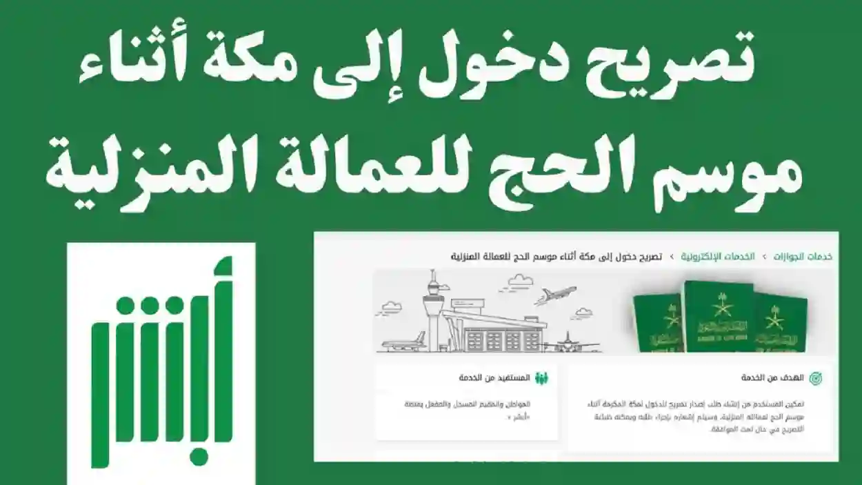 استخراج تصريح دخول العاصمة المقدسة