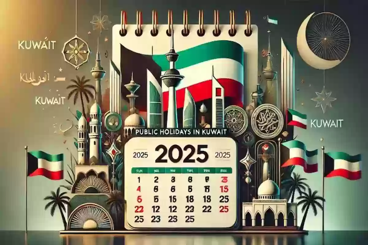 جدول العطلات الرسمية في الكويت للعام الجديد 2025