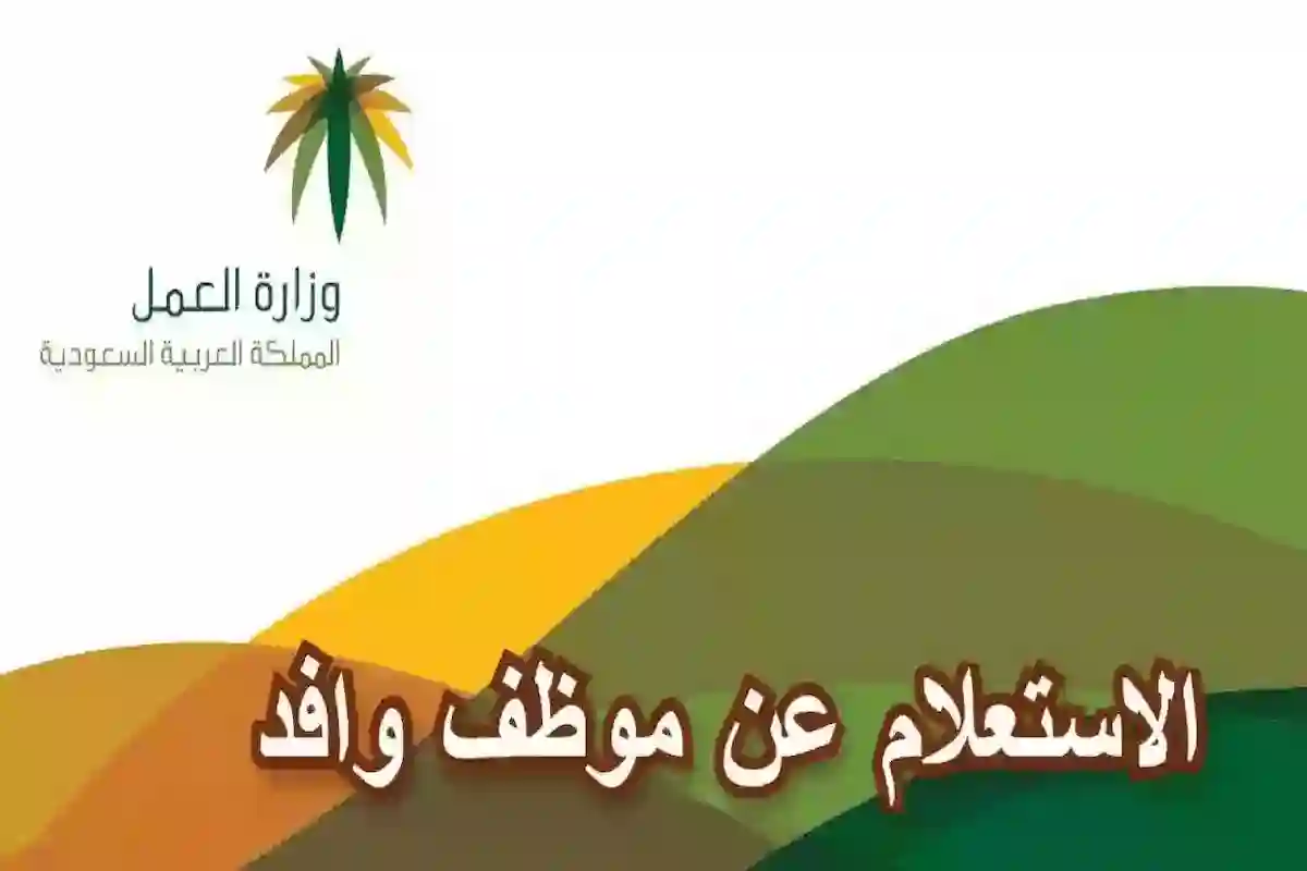 كيفية الاستعلام عن وافد برقم الحدود إلكترونيًا 1445 الموارد البشرية