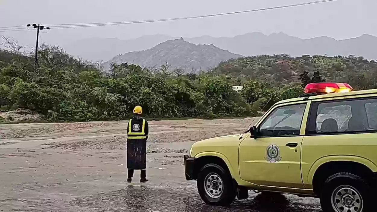 الدفاع المدني يحذر من أمطار رعدية غزيرة وسيول تعم معظم مناطق المملكة